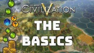 Civilization 5 Tutorial - The Basics Guide (Tips 4 New Players) | Food, Production, Gold and Science