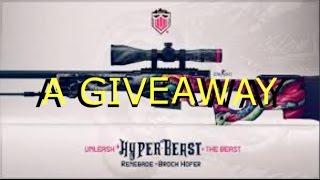 AWP HYPER BEAST GIVEAWAY ~ INSANE CSGO GIVEAWAY