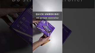 Fifine ampligame D6 stream controller : Quick unboxing!