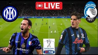 INTER - ATALANTA: Supercup Italia LIVE - video game simulation