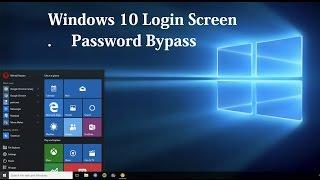 How to Disable Windows 10 Login Lock Screen - Password Bypass