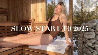 Slow Start to 2025 - Organizing, Sauna, Sourdough Bread | Sydney Hoffman