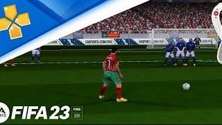 FIFA 23 PSP GAMEPLAY - FIFA WORLD CUP QATAR 2022 Portugal Vs France Friendly Match.