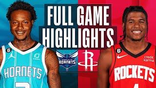 Game Recap: Hornets 122, Rockets 117