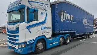 Irish Lorries at Holyhead Port