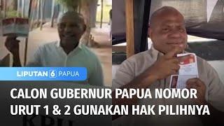 Calon Gubernur Papua Nomor Urut 1 & 2 Gunakan Hak Pilihnya pada Pilkada 2024 | Liputan 6 Papua