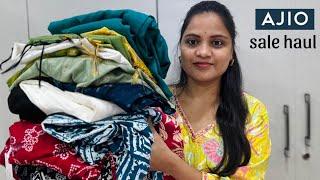 Ajio sale haul || Ajio budget haul || kurtas/kurtasets/dresses || from 400₹ || quality