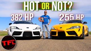 2021 Toyota Supra: How Much Quicker Is The 6 vs the 4-Cylinder? We DRAG RACE Them To Find Out!