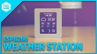 ESP8266 WiFi Weather Station with Color TFT Display