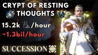 BDO Crypt of Resting Thoughts - 693GS Succession Sage PvE | Lv2 15.2k Trash/hour