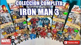 TODAS LAS FIGURAS DE IRON MAN 3 ASSEMBLERS HASBRO MARVEL UNIVERSE #tonystark #ironman3 #avengers