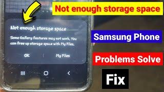 not enough storage space samsung | Not Enough Memory Space Problem | Samsung not enough storage