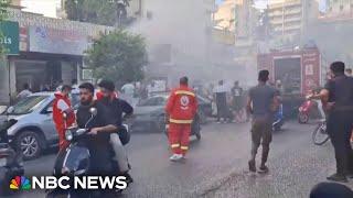 New reports of explosions in Lebanon one day after pager attacks