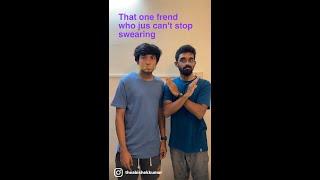 That One Friend Who Just Can't Stop Swearing Ft. Nirmal #Shorts #Funny #Comedy #Relatable #Trending