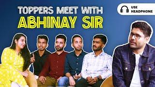 Toppers Show With Abhinay Sharma@ABHINAYMATHS