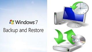 How to create a backup and restoring data from windows 7 computer - step by step process