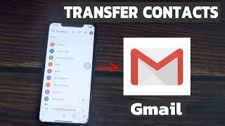 How to Export iPhone Contacts to Gmail | Sync iPhone contacts to Gmail