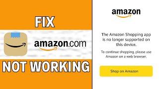 How To Fix Amazon App Not Working 2024 (QUICK FIX)