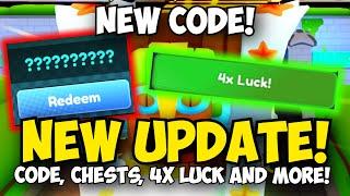 [CODE] New Update is HERE! 4x LUCK IS INSANE & Tons of Free Stuff!