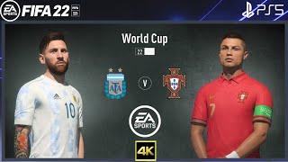 FIFA 22 PS5 | Portugal Vs Argentina | World Cup 2022 | 4K Gameplay