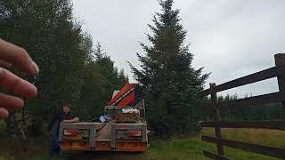 NETWORK RAIL MADE THIS HGV TRAVEL 24 HOURS FROM GLASGOW FOR THIS SMALL LOAD - DIDN'T BUY LOCAL  