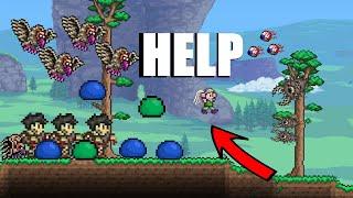 Terraria, but Enemies Spawn 10x as Much