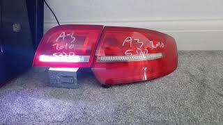 Audi A3 8P Dynamic Turn Signal Indicator Tail Light Part 2