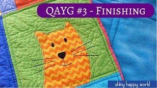 Quilt As You Go #3 - How to Finish Your Quilt