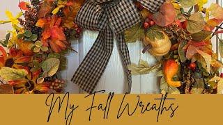 My Fall Wreaths!