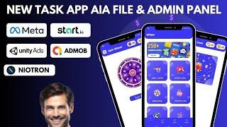 Best ️ Earning App Aia File | New Earning App Aia File With admin panel unity, fb,admob niotron aia