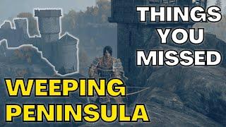 11 Things You Missed In Weeping Peninsula!! [probably] - Elden Ring Tutorials & Guides