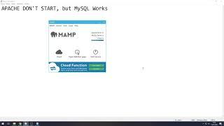 mamp apache not starting windows