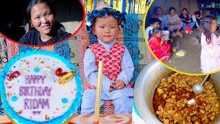 ridam's birthday party in our farm house || Rubi sister sent money for His birthday celebration