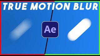 CINEMATIC Motion Blur | After Effects Tutorial