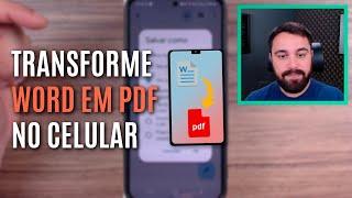 COMO CONVERTER UM ARQUIVO WORD PARA PDF PELO CELULAR