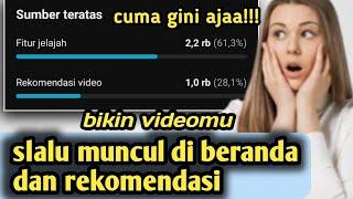 cara mengatur kategori channel youtube atau video cepat direkomendasikan