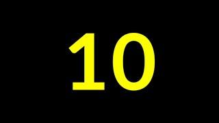 10 Second Countdown Timer With Sound Effect