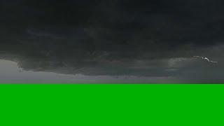 THUNDER STORM  Green Screen-HD with sound