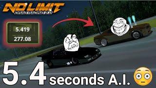 No Limit Drag Racing 2.0 - 5.4 Seconds A.I. Challenger FUNNY