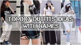 Tomboy outfits ideas with names for girls| Korean Tomboy outfits for women| Outfits ideas for girls