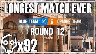 Rare 12 Round Ranked Match, Double Overtime - Rainbow Six Siege