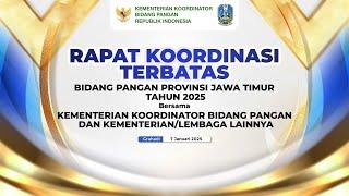  LIVE RAPAT KOORDINASI TERBATAS BIDANG PANGAN PROVINSI JAWA TIMUR TAHUN 2025