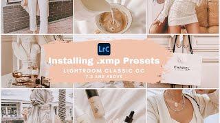 Installing XMP Preset Files in Lightroom Classic CC