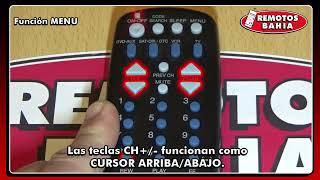 CÓMO PROGRAMAR CONFIGURAR CONTROL REMOTO UNIVERSAL RCA REMOTOS BAHIA HOW TO PROGRAM REMOTE LRCU704