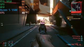 RTX 3050 | Cyberpunk 2077 | Path Tracing FPS Test