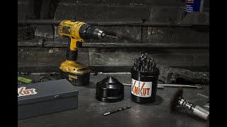 KnKut Drill Bits USA Made Grade 8 Bolt DEMO Video