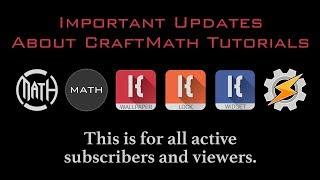 CraftMath Tutorials