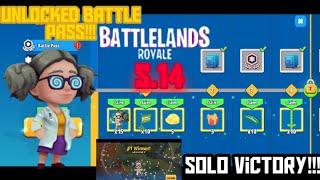 UNLOCK NEW SEASON'S BATTLE PASS! Season14 Battlelands Royale Solo gameplay