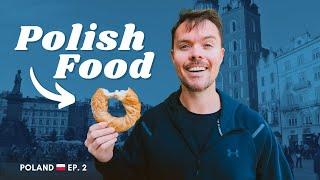 Trying TRADITIONAL POLISH Food in Kraków Poland!