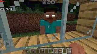 Surviving A Herobrine & GoatMan In Minecraft Survival